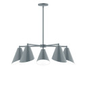 Mid. Chandeliers Metal Shade by Montclair Light Works ( 518 | CHC415-40-L10 Jasmine ) 