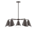 Mid. Chandeliers Metal Shade by Montclair Light Works ( 518 | CHC415-51-L10 Jasmine ) 
