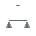 Linear/Island 2 Light Bar by Montclair Light Works ( 518 | MSG420-40-L10 Jynx ) 