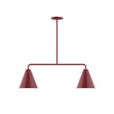 Linear/Island 2 Light Bar by Montclair Light Works ( 518 | MSG420-55 Jynx ) 