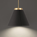 Pendants Metal Shade by Modern Forms ( 281 | PD-88324-BK/AB Bentley ) 
