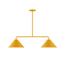 Linear/Island 2 Light Bar by Montclair Light Works ( 518 | MSG422-21 Pinnacle ) 