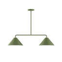 Linear/Island 2 Light Bar by Montclair Light Works ( 518 | MSG422-22 Pinnacle ) 