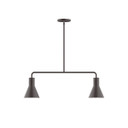 Linear/Island 2 Light Bar by Montclair Light Works ( 518 | MSG436-51 Axis ) 