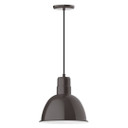 Pendants Metal Shade by Montclair Light Works ( 518 | PEB116-51-C23-L12 Deep Bowl ) 