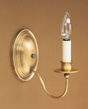 Sconces Single Candle by Northeast Lantern ( 196 | 119-AB-LT1 Sconce ) 
