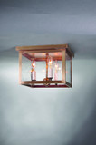 Flush Mounts Cage Style by Northeast Lantern ( 196 | 4904-AB-LT3-CSG Flush Mount ) 