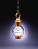 Exterior Hanging by Northeast Lantern ( 196 | 2832-AB-MED-CLR Round Onion ) 