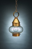 Mini Pendants Metal Shade by Northeast Lantern ( 196 | 2022-AB-MED-CLR Cageless Onion ) 