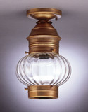 Flush Mounts Cage Style by Northeast Lantern ( 196 | 2034-DAB-MED-OPT Cageless Onion ) 