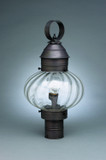 Exterior Post/Pier Head by Northeast Lantern ( 196 | 2043-DB-MED-OPT Cageless Onion ) 
