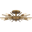Semi-Flush Mts. Exposed Lamps by Quoizel ( 10 | QSF6158WS Quoizel Semi-Flush Mount ) 
