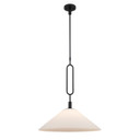 Pendants Glass Down by Trans Globe Imports ( 110 | PND-2255 BK Lumidrop ) 