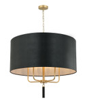 Mid. Chandeliers Drum Shade by Varaluz ( 137 | 368P05GOB Secret Agent ) 