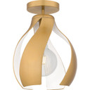 Flush Mounts Metal Shade by Quoizel ( 10 | QSF6739BWS Quoizel Semi-Flush Mount ) 