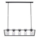 Linear/Island Open Frame by Trans Globe Imports ( 110 | 11395 BK Nova ) 