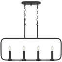 Linear/Island 4 Light + by Quoizel ( 10 | ABR432MBK Abner ) 