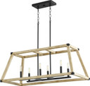 Linear/Island 4 Light + by Quorum ( 19 | 6589-6-69 Alpine ) 