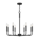Mid. Chandeliers Candle by Quoizel ( 10 | ABR5028MBK Abner ) 