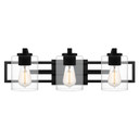Bathroom Fixtures Three Lights by Quoizel ( 10 | LANS8624MBK Lansdowne ) 