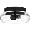 Flush Mounts Glass Down by Quoizel ( 10 | LCY1614MBK Lucy ) 
