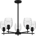 Mid. Chandeliers Glass Up by Quoizel ( 10 | LCY5025MBK Lucy ) 