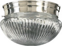 Flush Mounts Bowl Style by Quorum ( 19 | 3012-6-65 3012 Ribbed Mushrooms ) 