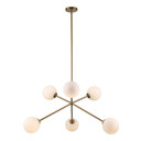 Large Chandeliers Starburst by Trans Globe Imports ( 110 | 11616 AG Haskell ) 