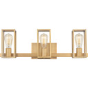 Bathroom Fixtures Three Lights by Quoizel ( 10 | LGN8724WS Leighton ) 