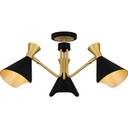 Semi-Flush Mts. Other by Quoizel ( 10 | ADN1726MBK Arden ) 