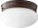 Flush Mounts Bowl Style by Quorum ( 19 | 3023-8-86 3023 Opal Mushrooms ) 