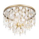 Flush Mounts Drum Shade by Varaluz ( 137 | 377S04FG Kalani ) 