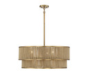 Mid. Chandeliers Glass Up by Savoy House ( 51 | 7-1774-6-320 Ashburn ) 