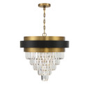 Mid. Chandeliers Glass Down by Savoy House ( 51 | 1-1669-4-143 Marquise ) 