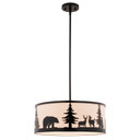 Mid. Chandeliers Drum Shade by Vaxcel ( 63 | P0416 Acadia ) 