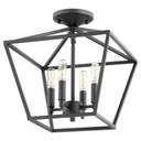 Semi-Flush Mts. Cage by Quorum ( 19 | 304-13-69 Gabriel ) 