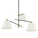 Large Chandeliers Drum Shade by Troy Lighting ( 67 | F2653-PBR/TBK Navin ) 