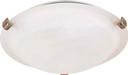 Flush Mounts Bowl Style by Nuvo Lighting ( 72 | 60-271 Tri Clip Brushed Nickel ) 