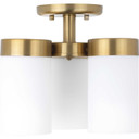 Semi-Flush Mts. Drum Shade by Progress Lighting ( 54 | P350040-109 Elevate ) 