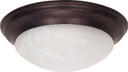 Flush Mounts Bowl Style by Nuvo Lighting ( 72 | 60-281 Twist and Lock Old Bronze ) 