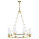 Mid. Chandeliers Glass Up by Quorum ( 19 | 667-8-80 Lee Boulevard ) 