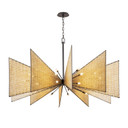 Large Chandeliers Starburst by Varaluz ( 137 | 379C30MBS Machina ) 