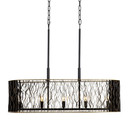 Linear/Island 4 Light + by Varaluz ( 137 | 380N05MBFG Estela ) 