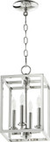 Foyer/Hall Lanterns Open Frame by Quorum ( 19 | 6731-4-162 Cuboid Entries ) 