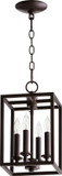 Foyer/Hall Lanterns Open Frame by Quorum ( 19 | 6731-4-186 Cuboid Entries ) 