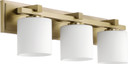 Bathroom Fixtures Three Lights by Quorum ( 19 | 5369-3-80 5369 Vanities ) 
