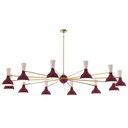 Large Chandeliers Metal Shade by Robert Abbey ( 165 | SM12RW Clare ) 