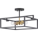 Semi-Flush Mts. Cage by Progress Lighting ( 54 | P350120-143 Blakely ) 