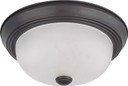 Flush Mounts Bowl Style by Nuvo Lighting ( 72 | 60-3145 Close to Ceiling Mahogany Bronze ) 