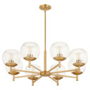 Mid. Chandeliers Glass Up by Quorum ( 19 | 678-8-80 Lyon ) 